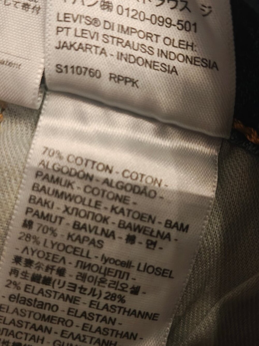 Levi’s 511 Slim Fit Jeans W31 L32 - Picture 10 of 11
